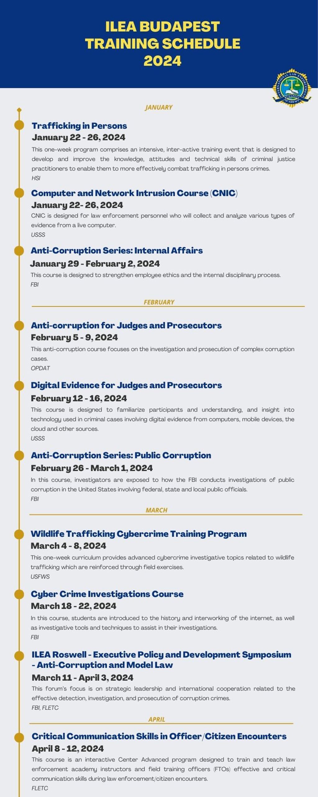 ilea-budapest-training-schedule